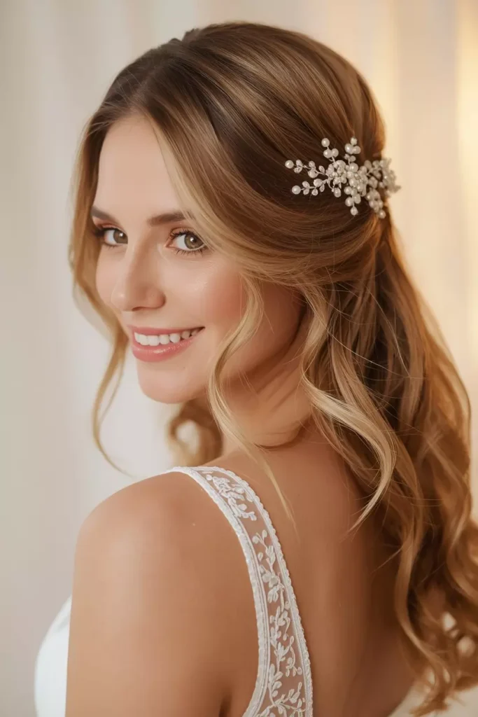 Elegant Medium Wedding Hair