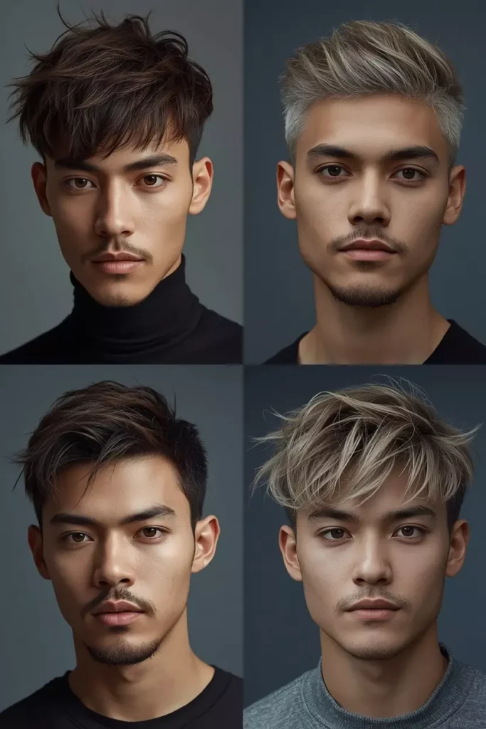 Modern Wolf Cut with Curtain Bangs