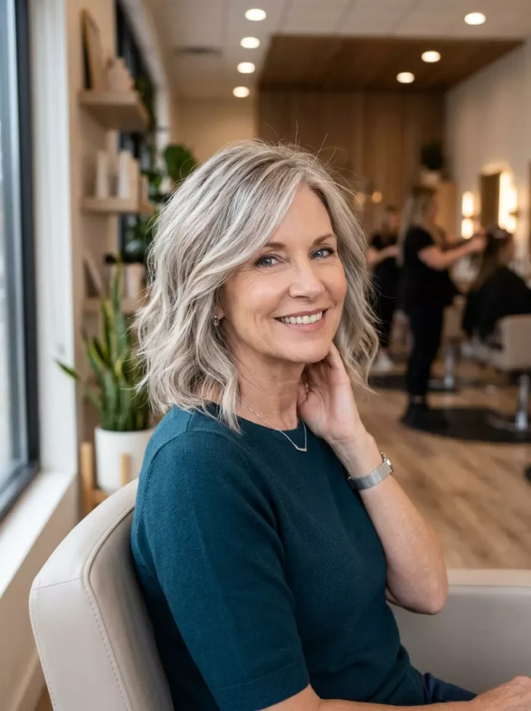 Ash Blonde Hair Colors for Mature Women