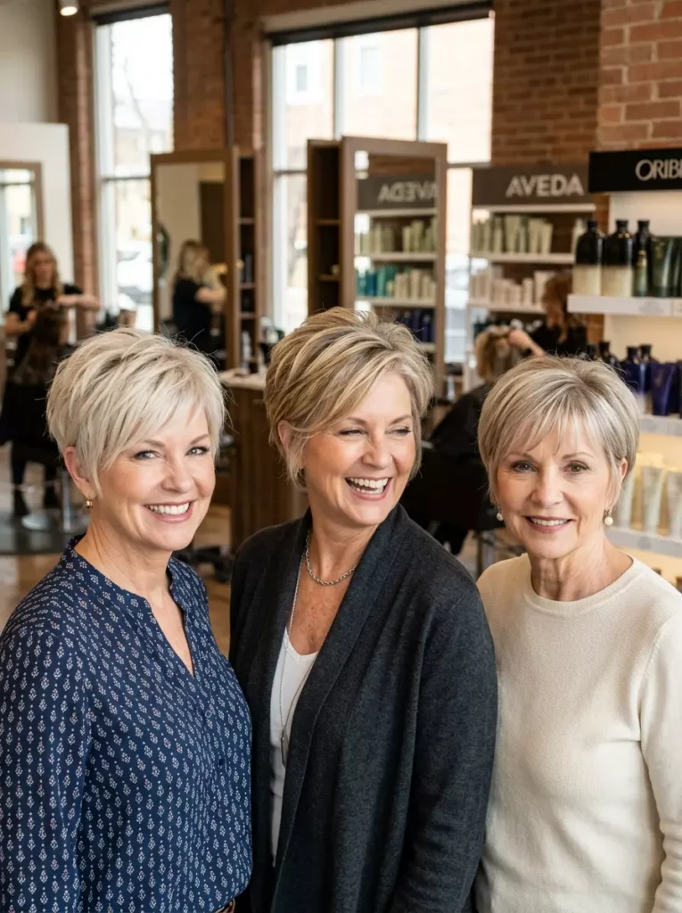 Blonde Pixie Cuts for Mature Women