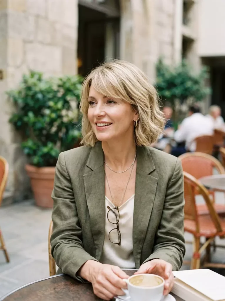 Blonde Hairstyles for Fine Hair Over 40