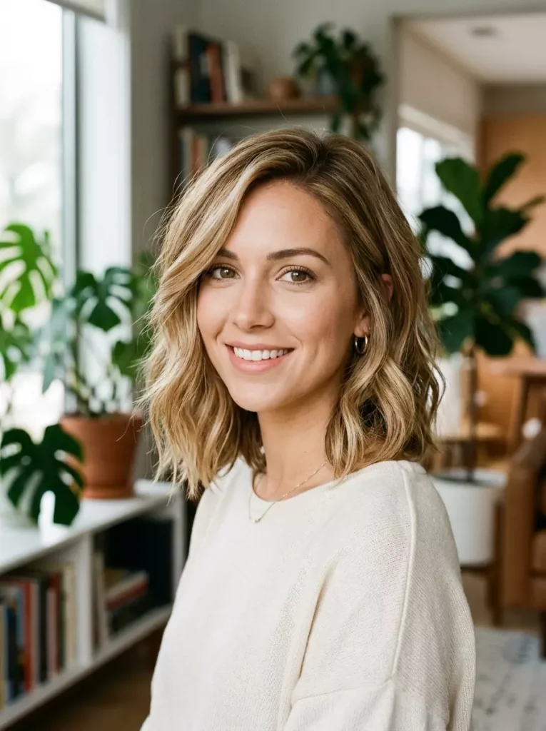 Blonde Hairstyles for Oval Face Shapes