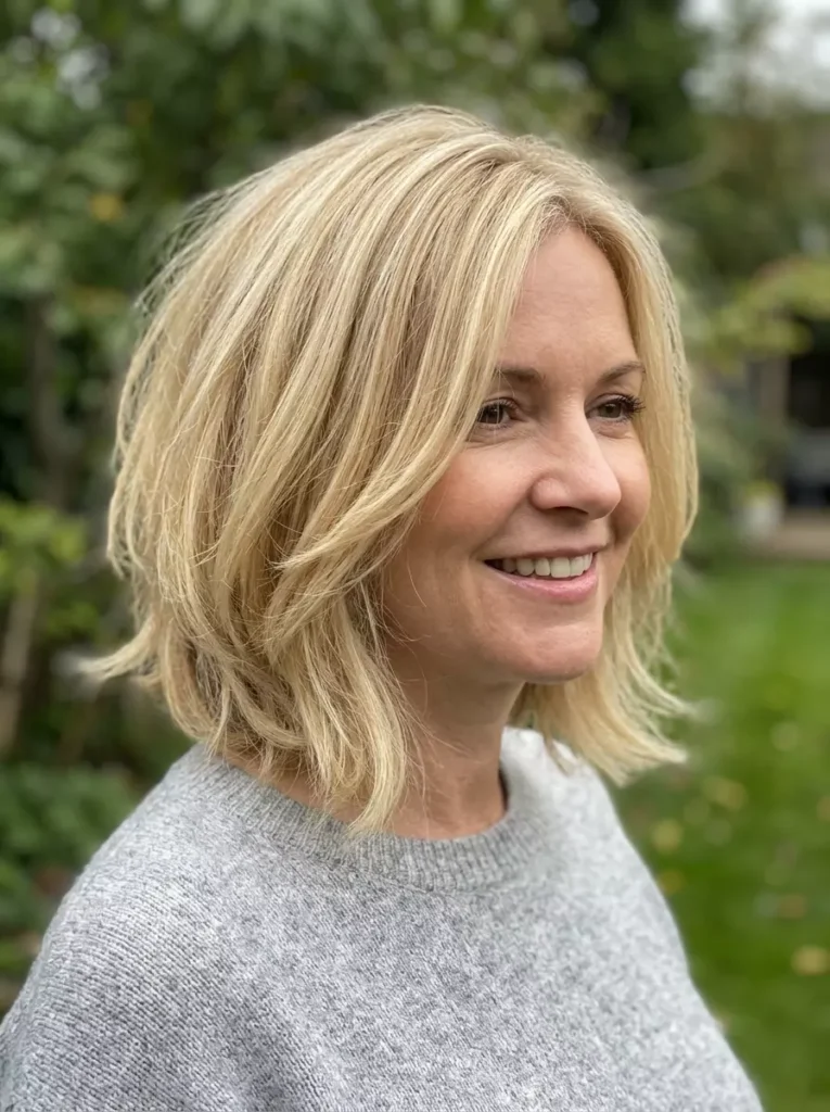 Blonde Hairstyles for Thick Hair Over 40