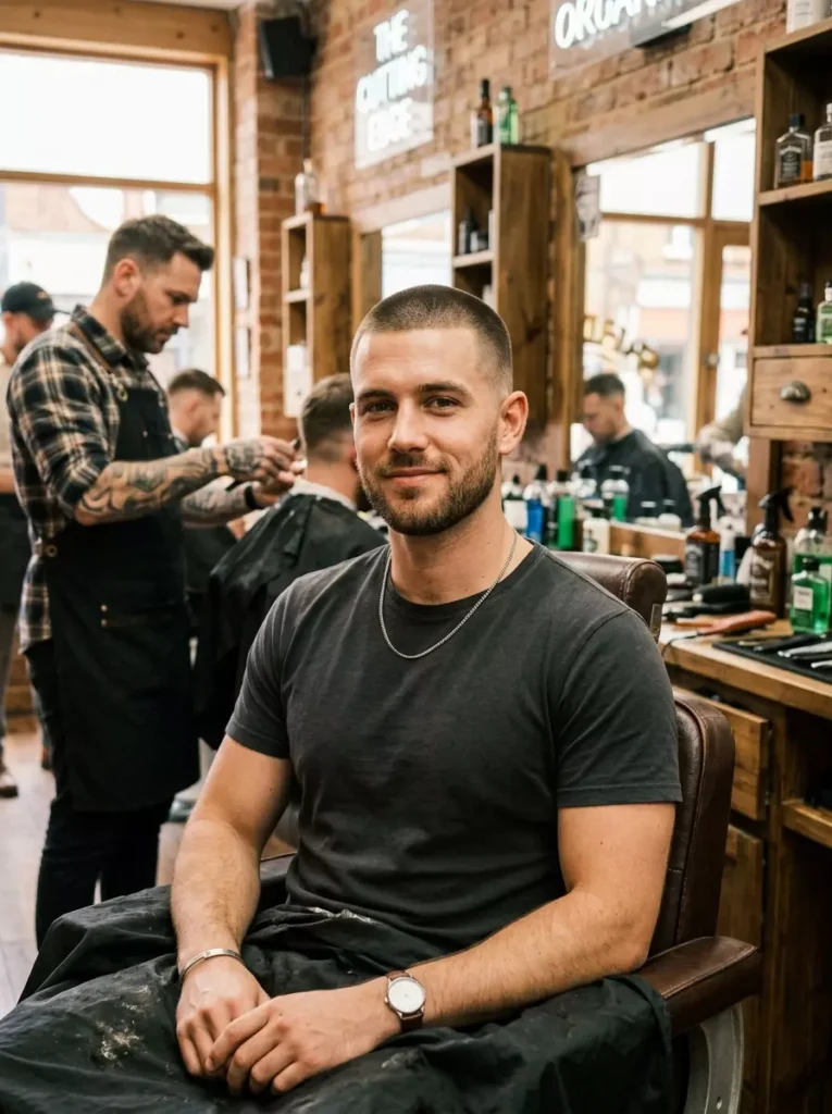 Classic Buzz Cut Men Style
