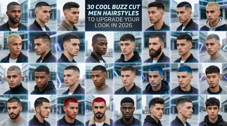 30 Cool Buzz Cut Men Hairstyles to Upgrade Your Look in 2026