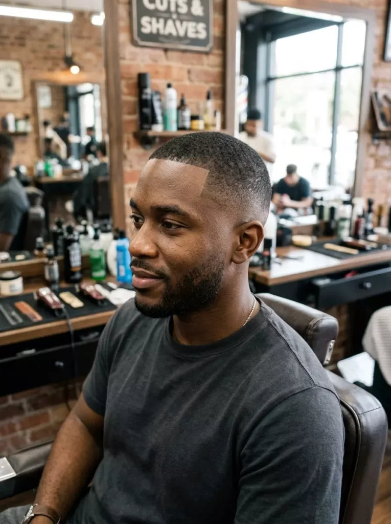 Low Fade Buzz Cut Men