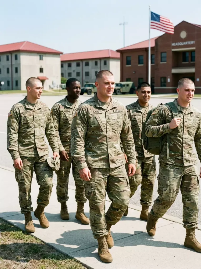 Military Buzz Cut Men