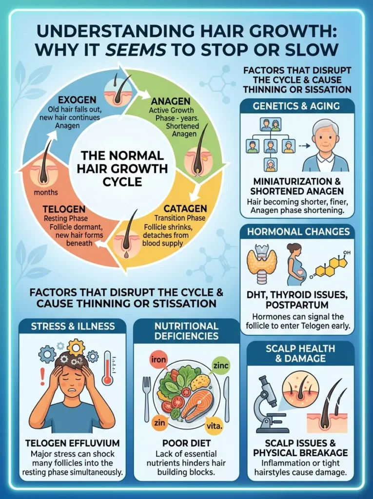 Why Hair Stops Growing